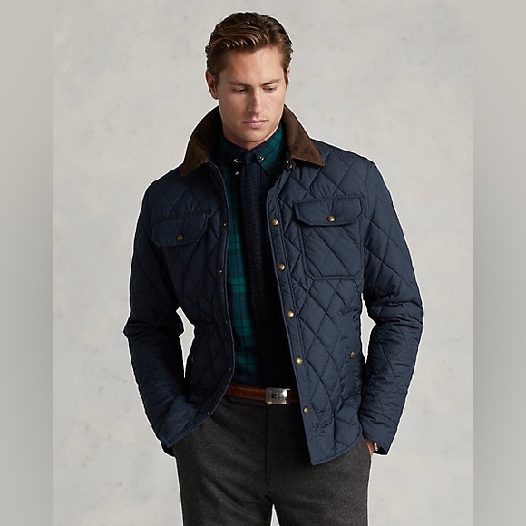 Polo Ralph Lauren Other - Polo Ralph Lauren Men's Brentford Insulated Quilted Shirt Jacket College xxl